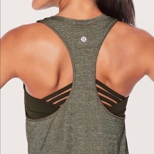 Lululemon Extra Mile Tank With Built-In Bra